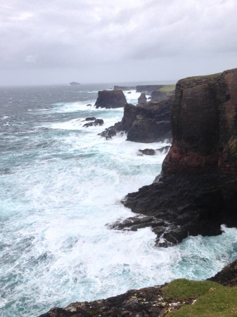 Cliffs north Shetland