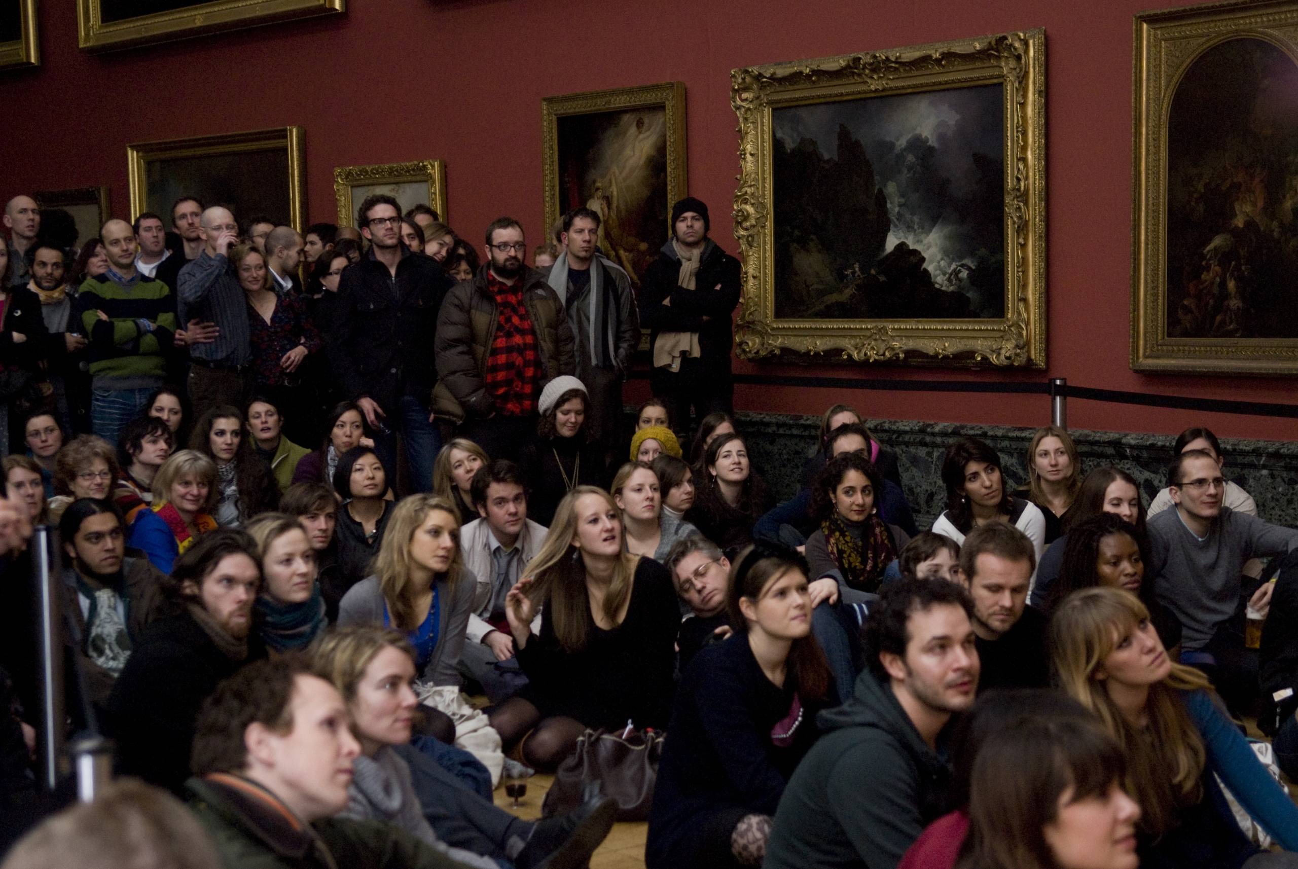 audiences during Cape Farewell's Late at Tate