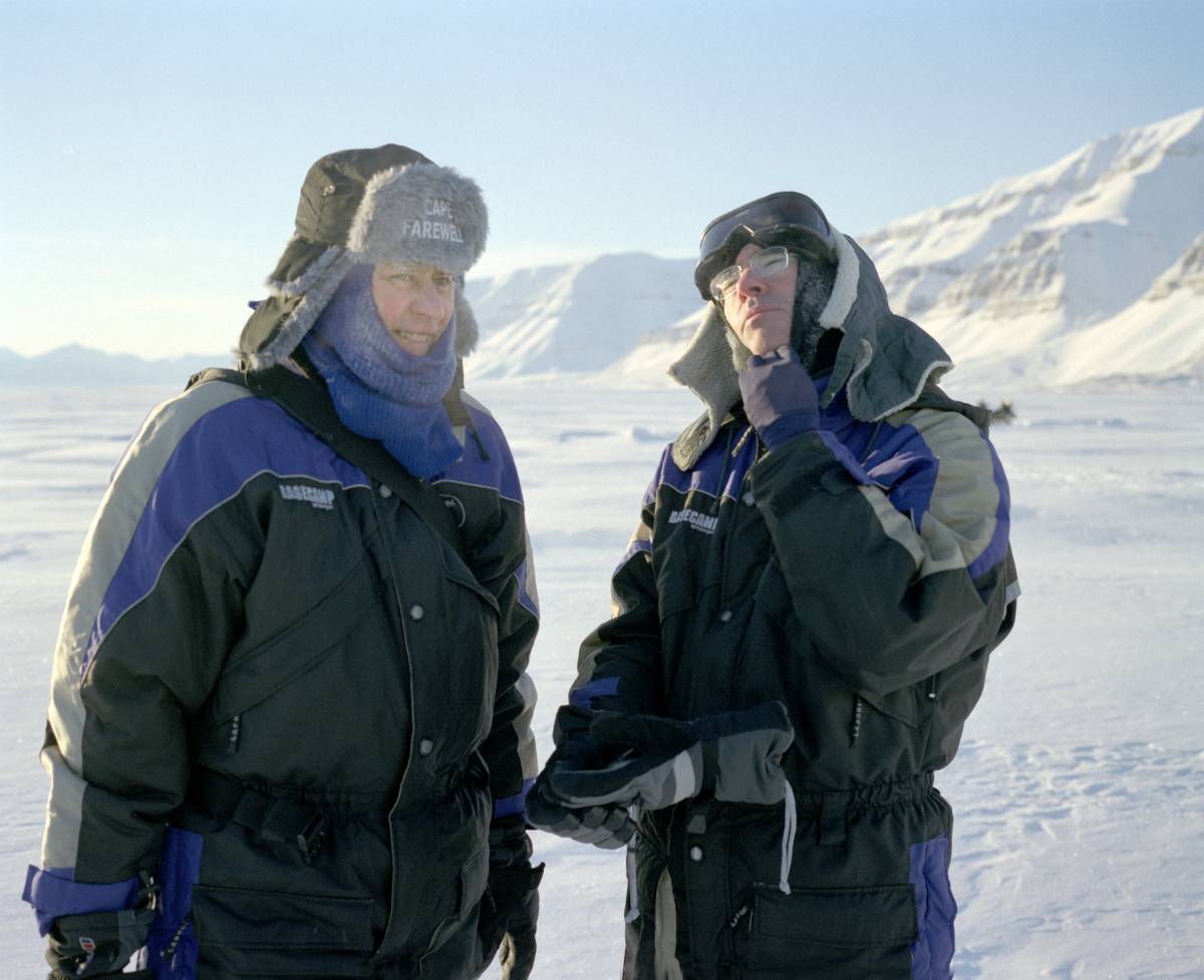 two men in Arctic gear