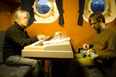 musicians in a boat cabin
